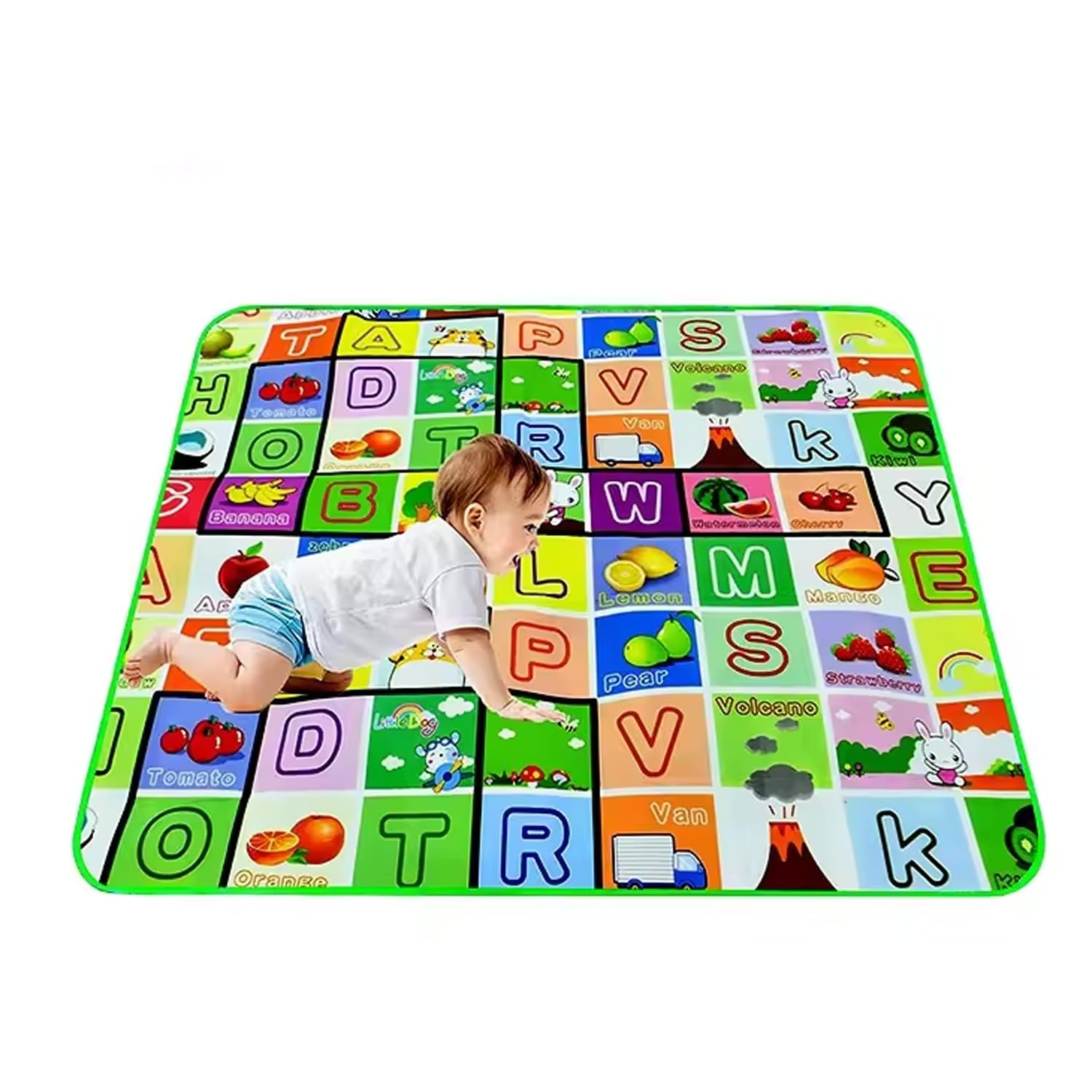 Single Sided Water Proof Baby Play Mat - A to Z