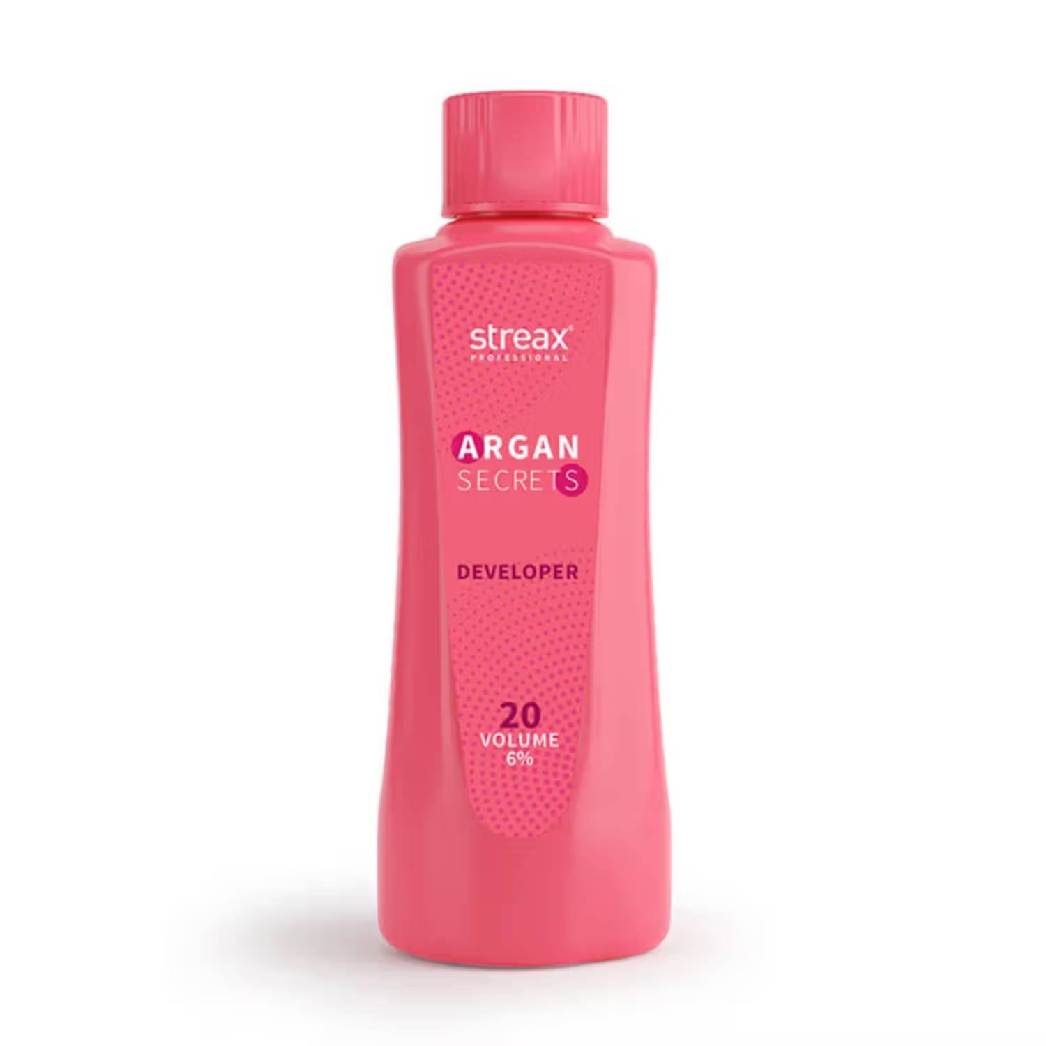Streax Professional Developer 20 Volume 6% For Hair Color With Argan Secrets Colourant (1000ml)