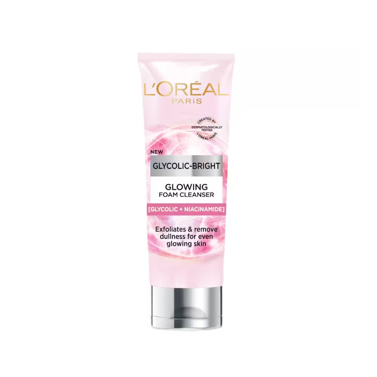 L'Oreal Paris Glycolic Bright Daily Foaming Face Cleanser (100ml)