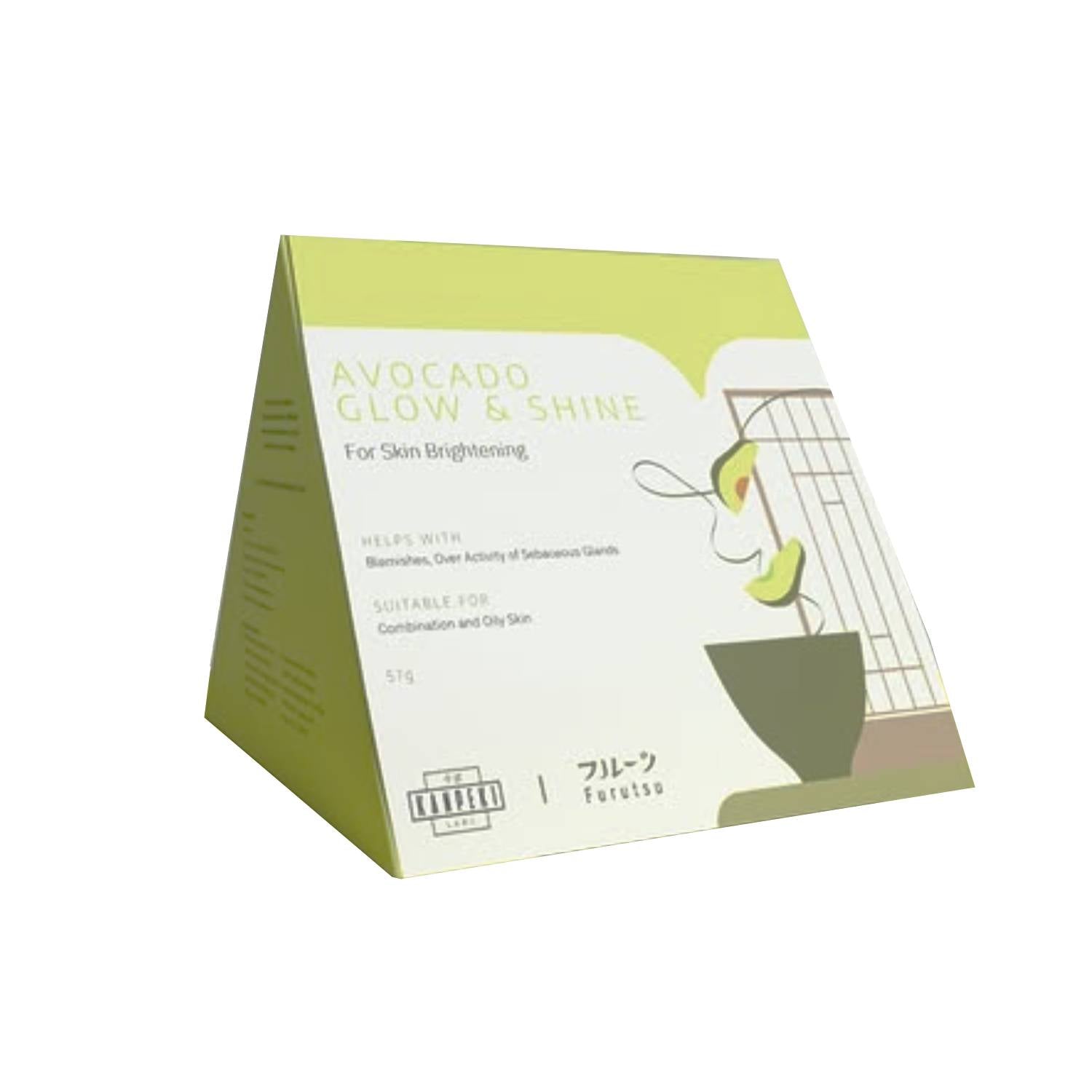 Kanpeki Avocado Glow & Shine For Skin Brightening 7 Steps Facial Kit