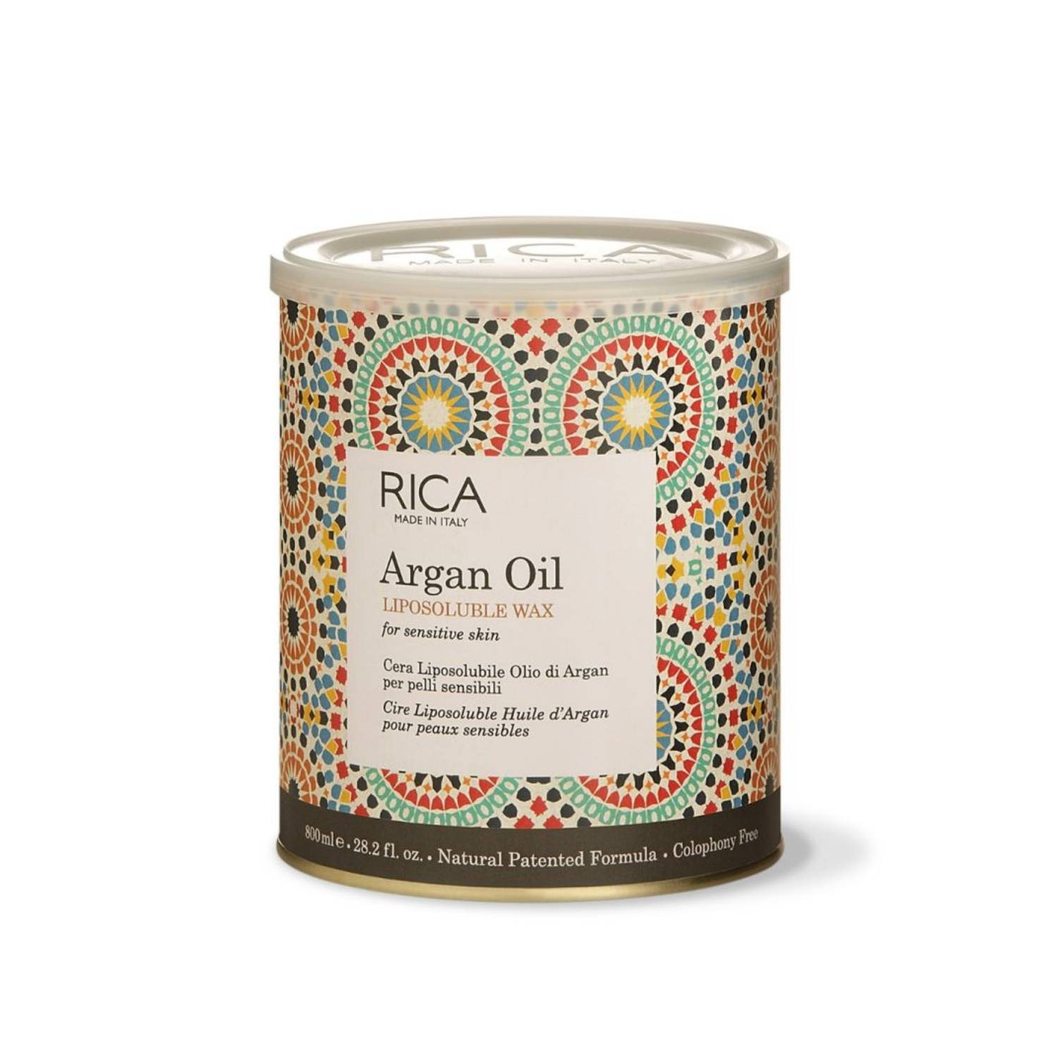 Rica Argan Oil Wax For Sensitive Skin 800Ml