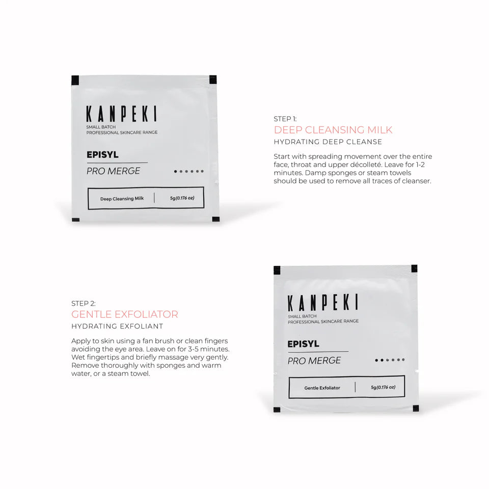 Kanpeki Small Batch Professional Skincare Range Pro Merge Episyl 7 Steps - Almond