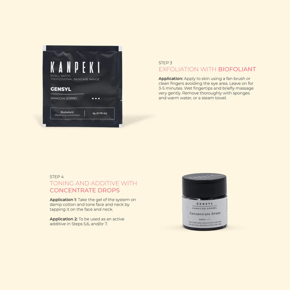 Kanpeki Small Batch Professional Skincare Range Jamaican Sorrel