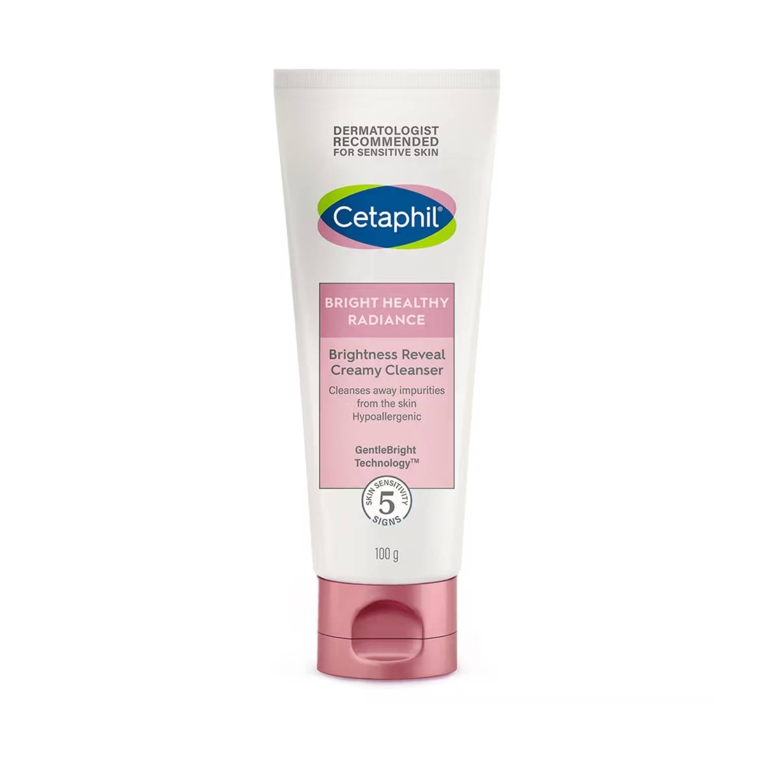 Cetaphil Brightening Radiance Creamy Cleanser With Niacinamide Reduces Dark Spots Dermatologist Tested (100g)