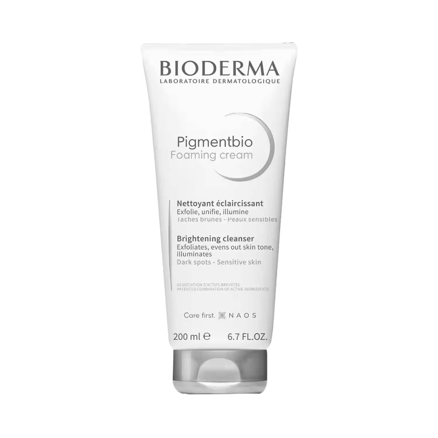 Bioderma Brightening Exfoliating Cleanser Pigmentbio Foaming Cream For Dark Spots (200ml)