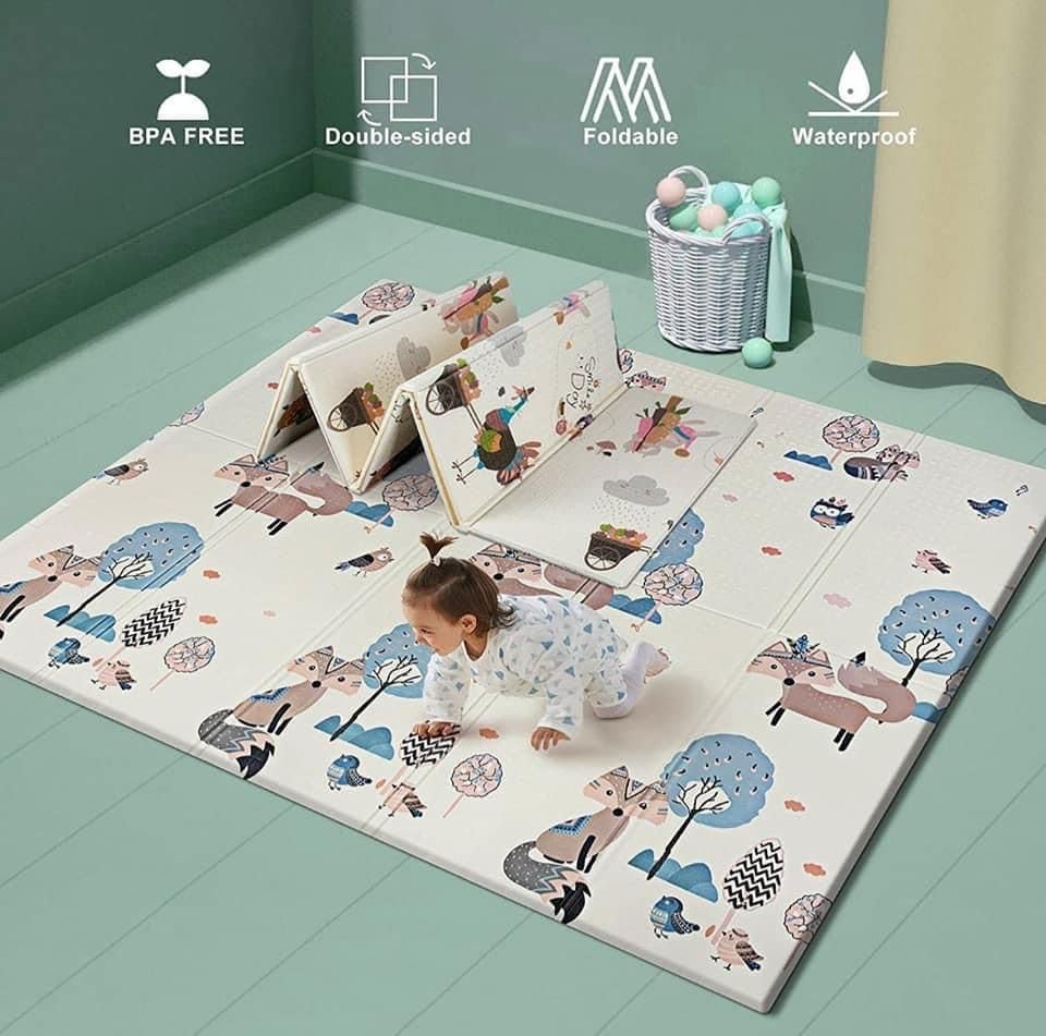Double Sided Water Proof Baby Play Mat - Counting