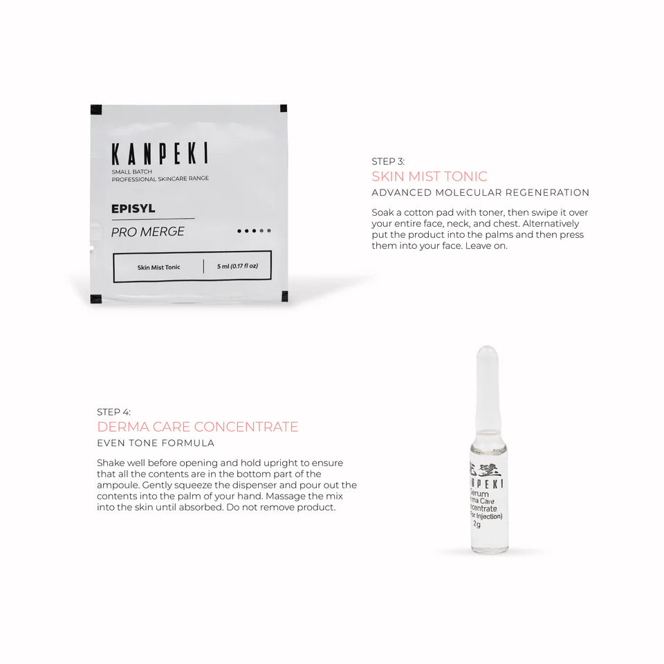 Kanpeki Small Batch Professional Skincare Range Pro Merge Episyl 7 Steps - Almond