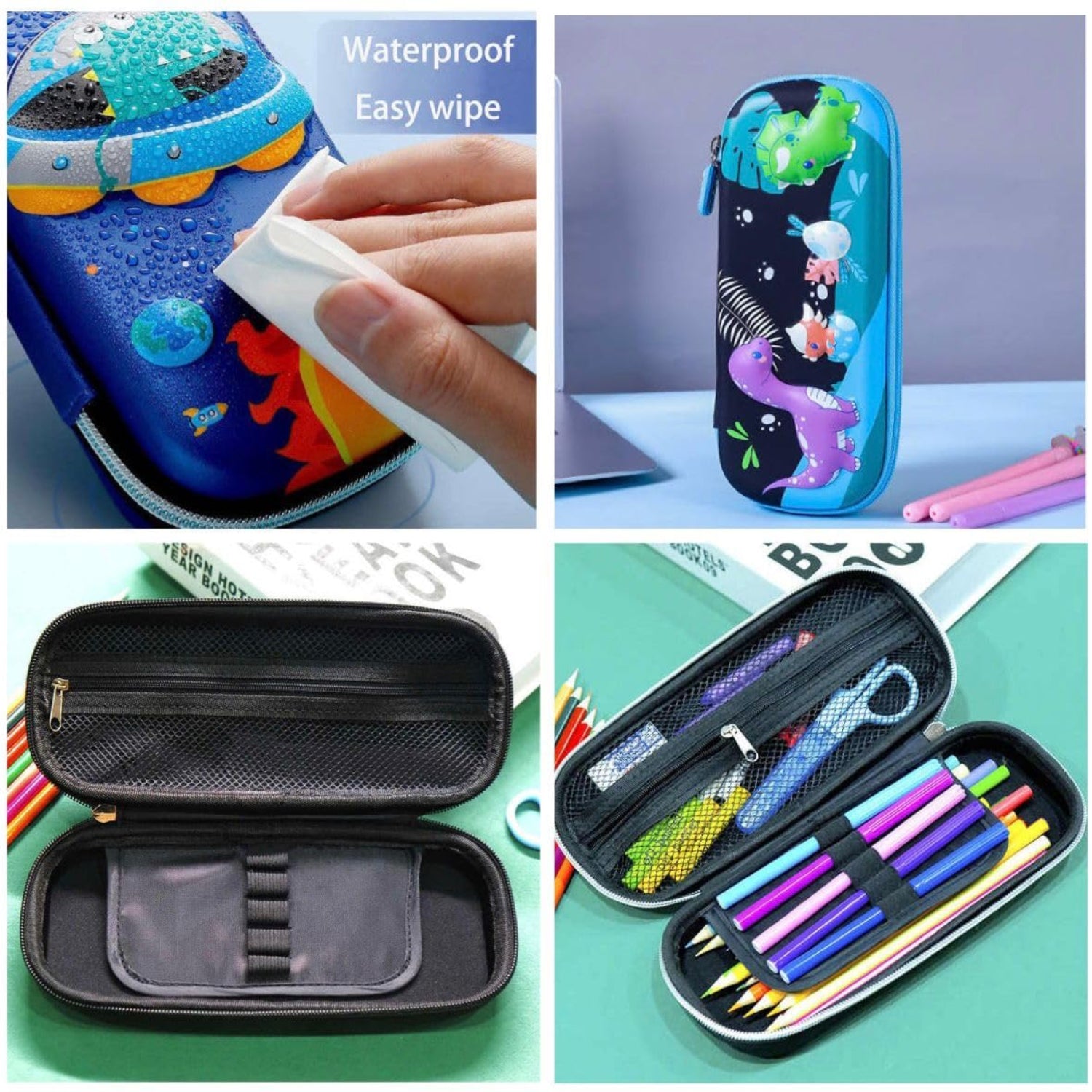 3D Hardtop Astronaut Pencil Case: Multipurpose Organizer for Students