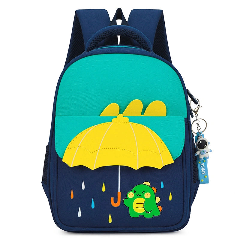 Playful Embossed Adventure Boys Girls Kids School Bag for Ages 2-5 Years - Astronaut